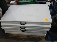 7x pvc plooitafel - afbeelding 2 van  2