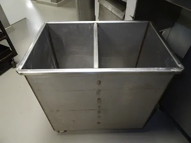 7x verrijdbare inox grondstofbank - afbeelding 2 van  2