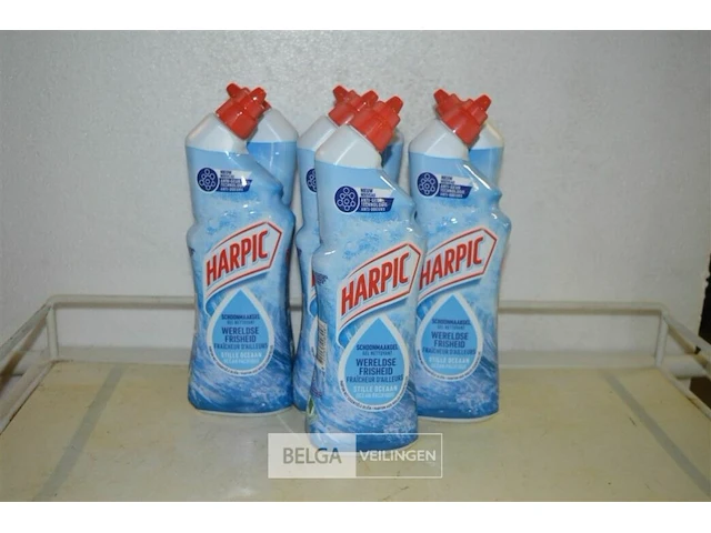 7x750ml harpic schoonmaak gel wc - afbeelding 1 van  2