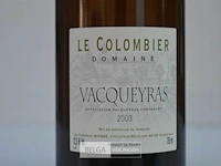 7x75cl le colombier domaine vacqueyras, 2003, 12,5%, frankrijk - afbeelding 2 van  4