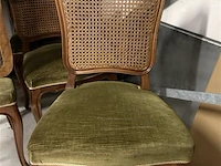 8 antieke oude stoelen - onbeschadigd - afbeelding 2 van  4