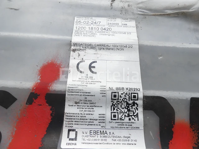 8 betonplaten (titan grey) - afbeelding 1 van  5