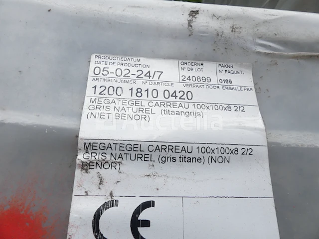 8 betonplaten (titan grey) - afbeelding 1 van  5