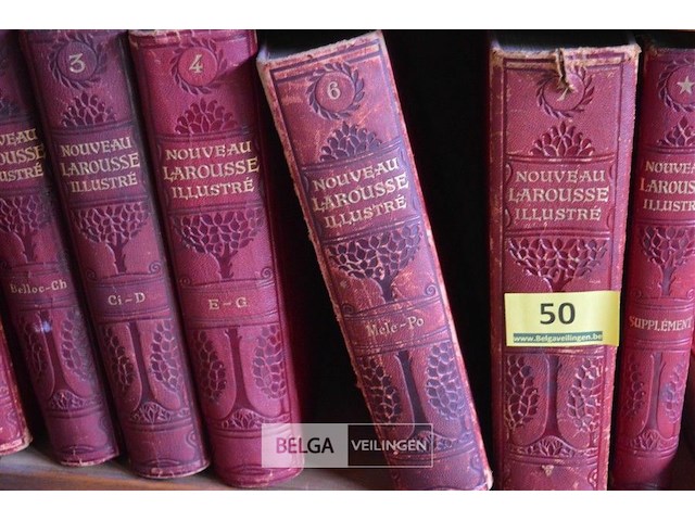 8 delen van de encyclopedie nouveau larousse illustré - afbeelding 2 van  6