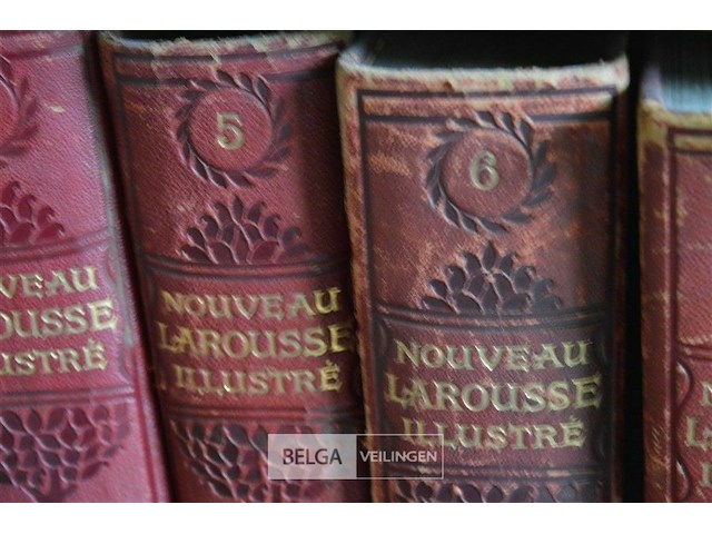 8 delen van de encyclopedie nouveau larousse illustré - afbeelding 6 van  6