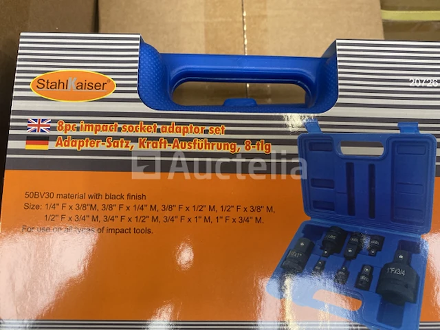8 delige krachtdop adapter set - afbeelding 2 van  2