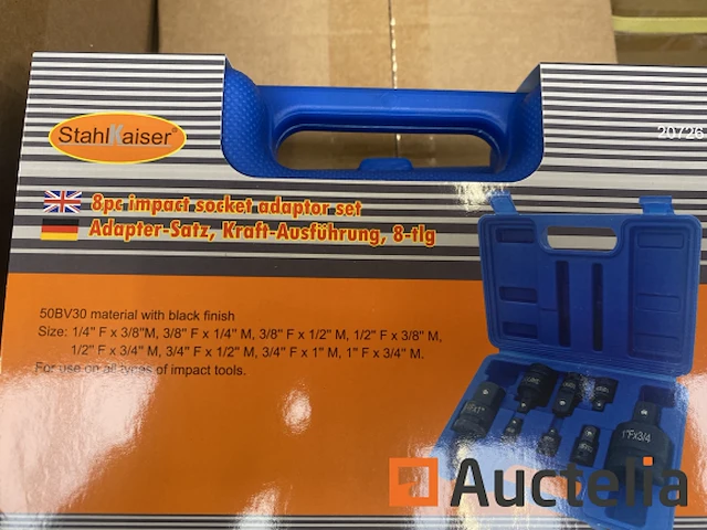 8 delige krachtdop adapter set - afbeelding 2 van  2