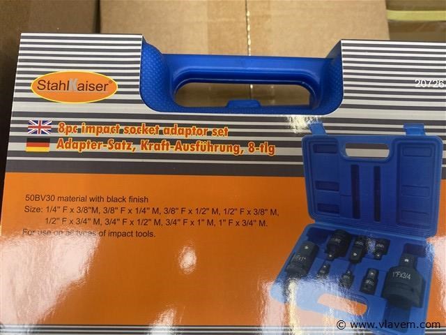 8 delige krachtdop adapter set - afbeelding 2 van  2