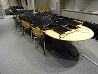 8-delige vergadertafel + 20x stoel - afbeelding 4 van  7