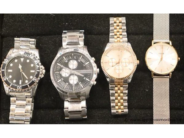 8 diverse horloges wo armani, cluse, atoio vegas, fossil enz - afbeelding 2 van  4