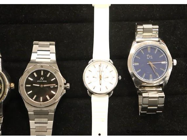 8 diverse horloges wo armani, cluse, atoio vegas, fossil enz - afbeelding 4 van  4