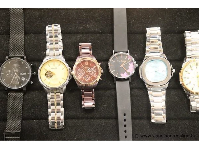 8 diverse horloges wo cardin, rarone, casio enz - afbeelding 2 van  4