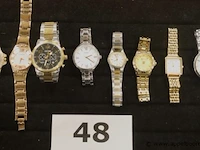 8 diverse horloges wo citizen, fossil, casio enz - afbeelding 1 van  4