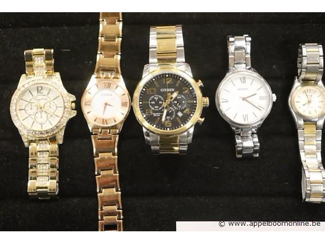 8 diverse horloges wo citizen, fossil, casio enz - afbeelding 2 van  4