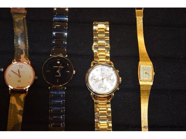8 diverse horloges wo coach, fossil, ann klein, laroche enz - afbeelding 3 van  3