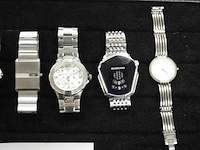 8 diverse horloges w.o. dw, breda, binbond, burton, guess e,z - afbeelding 4 van  4
