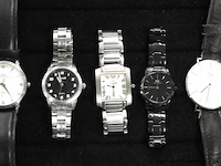 8 diverse horloges w.o. dw, fossil, kenneth cole, ibso enz - afbeelding 3 van  3