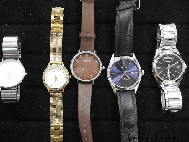 8 diverse horloges w.o. festina, casio, guess, esprit enz - afbeelding 2 van  4