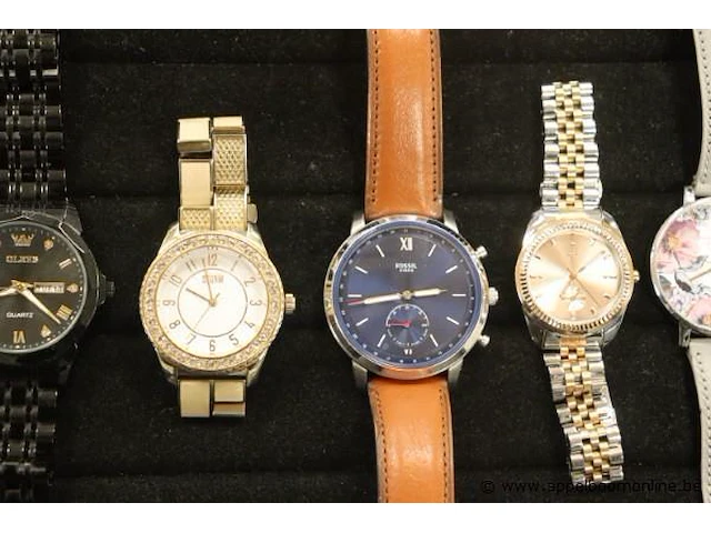 8 diverse horloges wo fossil, storm, bigotti, olivia burton enz - afbeelding 3 van  4