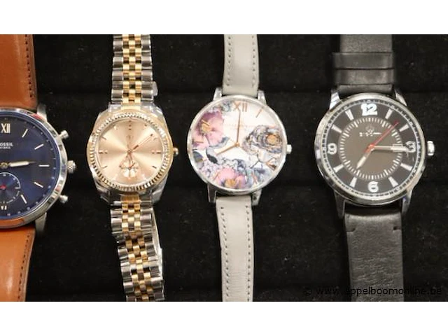 8 diverse horloges wo fossil, storm, bigotti, olivia burton enz - afbeelding 4 van  4