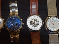 8 diverse horloges wo hilfinger, fossil, martyn line, casio enz - afbeelding 3 van  4