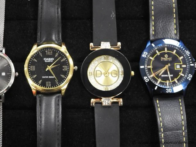 8 diverse horloges w.o. ice, citizen, casio, d&g, q&q enz - afbeelding 3 van  4