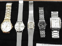 8 diverse horloges w.o. orient, skagen, esprit, power, casi.o, micahel kors - afbeelding 2 van  3