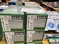 8 dozen houtdraadbouten; afdekdopjes - afbeelding 2 van  6