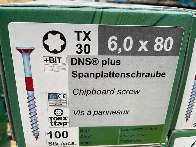 8 dozen houtdraadbouten; afdekdopjes - afbeelding 4 van  6