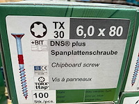 8 dozen houtdraadbouten; afdekdopjes - afbeelding 4 van  6