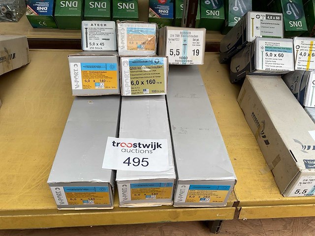 8 dozen houtschroeven - afbeelding 1 van  5