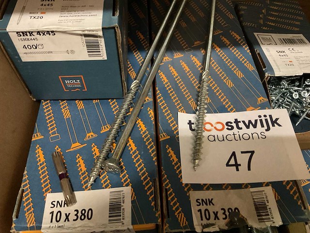 8 dozen lange hout schroeven - afbeelding 3 van  7