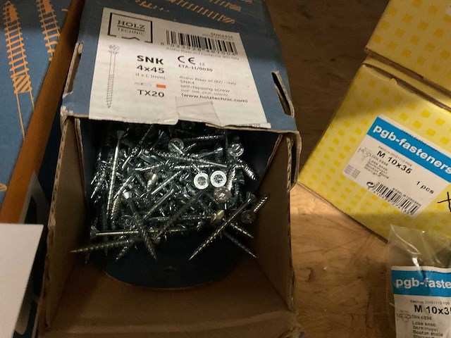 8 dozen lange hout schroeven - afbeelding 5 van  7