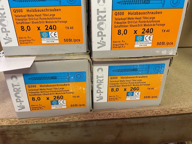 8 dozen lange houtschroeven - afbeelding 5 van  8