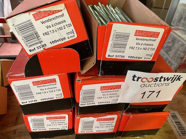 8 dozen lange houtschroeven - afbeelding 3 van  4