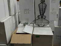 ±8 dozen x 1st designlamp zwart h=±70 cm