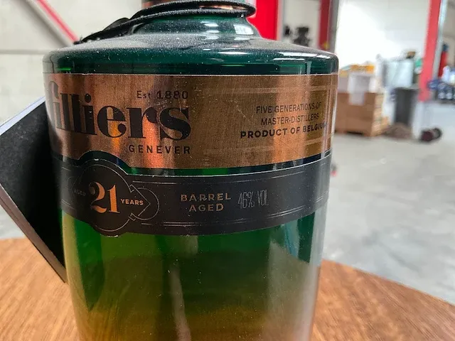 8 flessen genever filliers(21 year) - afbeelding 4 van  4