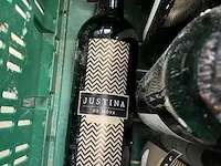 8 flessen rode wijn fabr justina de moya - afbeelding 2 van  3
