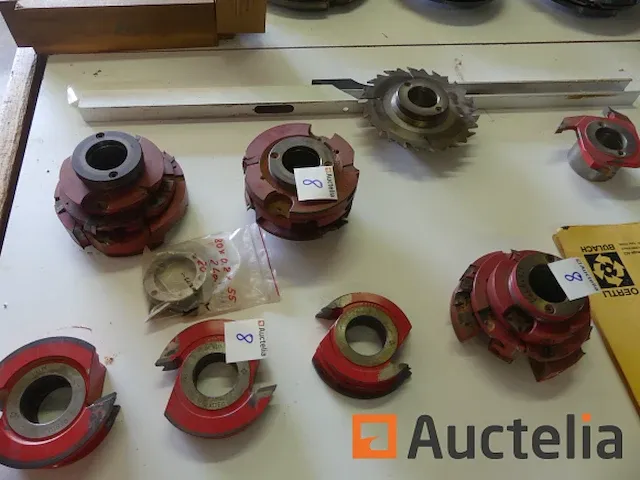 8 frezen met profielen voor chassis en platbands oertli - afbeelding 1 van  11