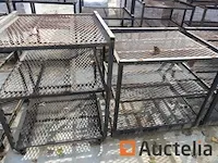 8 gewoon metalen rekken - afbeelding 1 van  4
