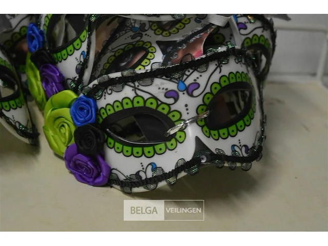 8 halloweenmaskers - afbeelding 2 van  4