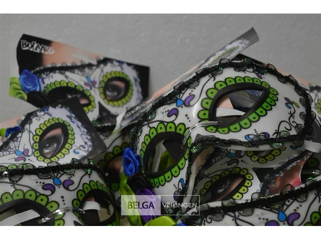 8 halloweenmaskers - afbeelding 4 van  4