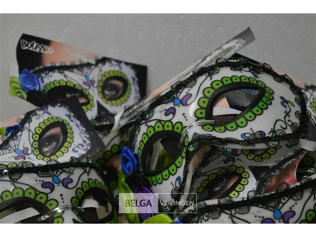 8 halloweenmaskers - afbeelding 4 van  4