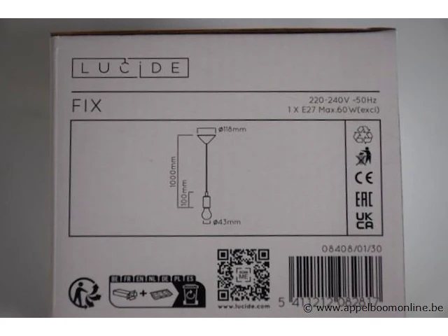 8 hanglampen lucide fix - afbeelding 2 van  2