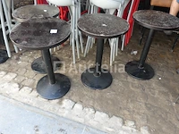 8 hoge tafels, 5 tafels met middenpoot, 6 staande tafels - afbeelding 2 van  6
