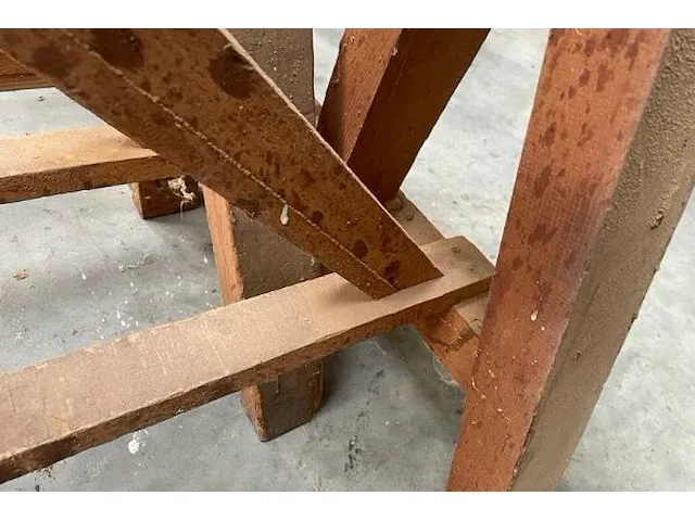 8 houten schragen - afbeelding 4 van  5