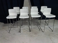 8 ikea barstoelen - afbeelding 1 van  3