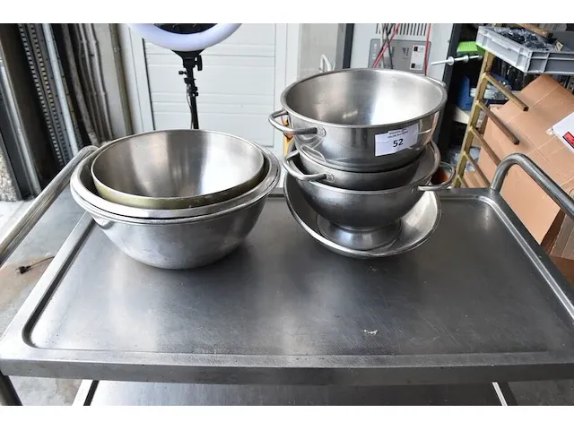 8 inox kommen - afbeelding 1 van  4