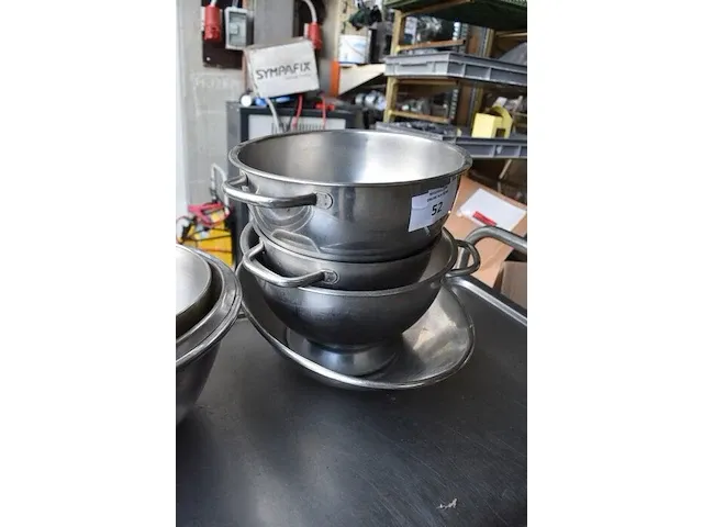 8 inox kommen - afbeelding 3 van  4