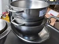8 inox kommen - afbeelding 3 van  4